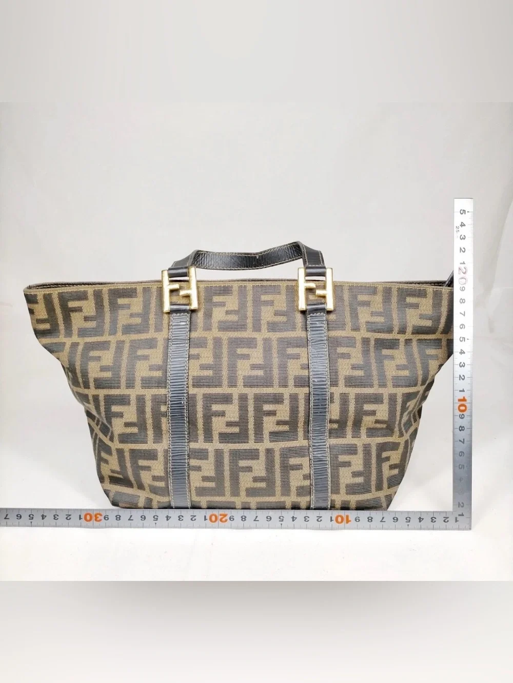Authentic Vintage Fendi Zucca FF Canvas Tote 🤎 W COA